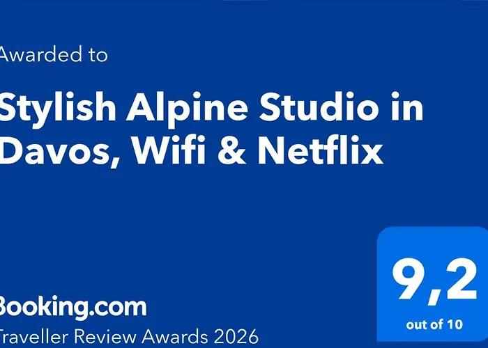Stylish Alpine In Davos, Wifi & Netflix Apartment Davos